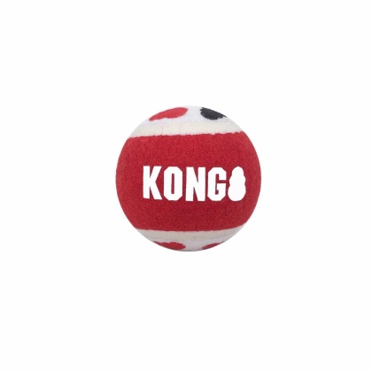 KONG(R) Signature Balls Dog Fetch Toy Assorted - Large 3pk