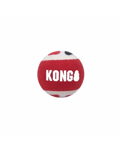 KONG(R) Signature Balls Dog Fetch Toy Assorted - Large 3pk
