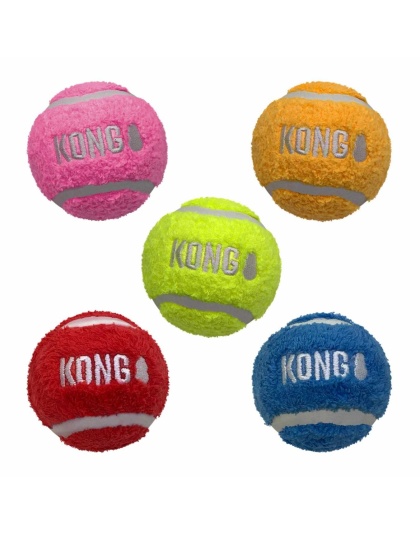 KONG(R) Sport(R) Softies Ball Dog Fetch Toy Assorted  - Small Bulk 3pk