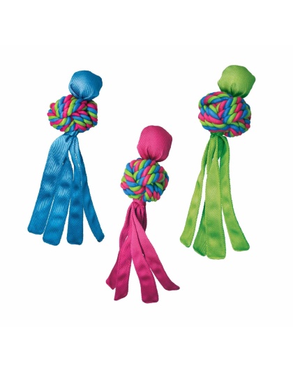KONG(R) Wubba Weaves Dog Tug Toy Assorted - Small