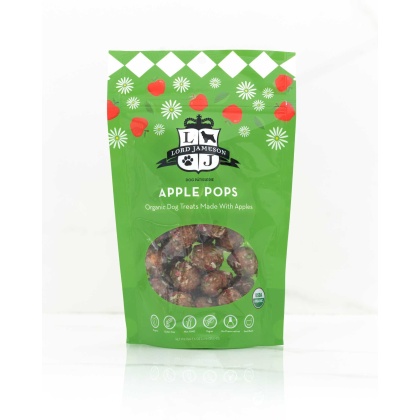 Lord Jameson Apple Pops Organic Soft & Chewy Dog Treats 6oz