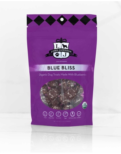 Lord Jameson Blue Bliss Organic Soft & Chewy Dog Treats 6oz