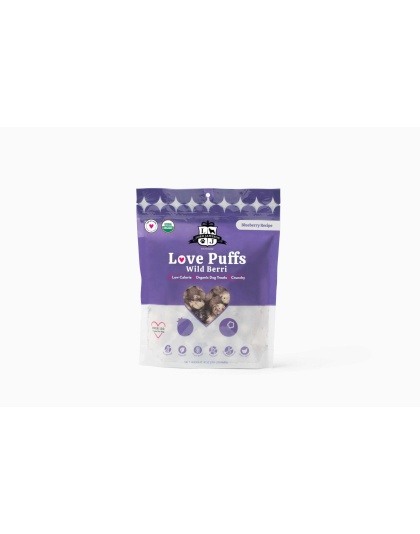 Lord Jameson Love Puffs Wild Berri Organic Crunchy Dog Treats 4oz