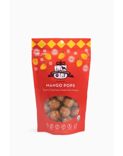 Lord Jameson Mango Pops Organic Soft & Chewy Dog Treats 6oz