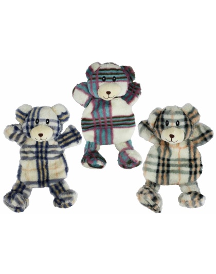 Multipet Berman Bears Plush Dog Toy Assorted Colors 15"