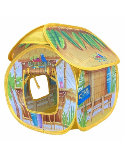 Multipet Margaritaville(R) Cat Tiki Hut Tent 16"