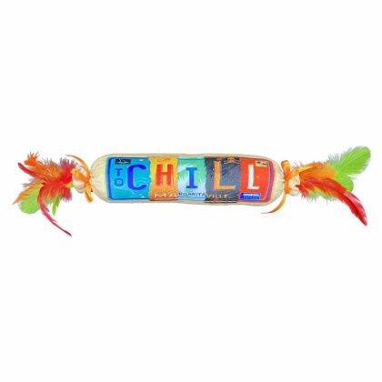 Multipet Margaritaville(R) License to Chill Cat Kicker w/ Feathers 18"