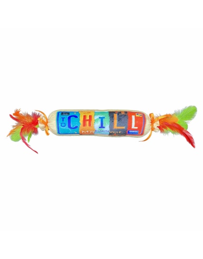 Multipet Margaritaville(R) License to Chill Cat Kicker w/ Feathers 18"
