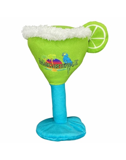 Multipet Margaritaville(R) Margarita Glass Plush Dog Toy 8"