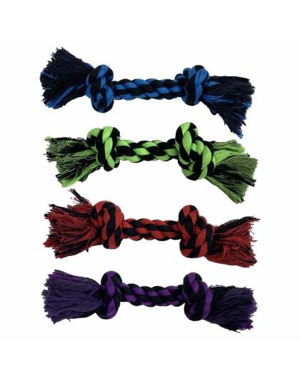 Multipet Minipet Rope Dog Toy Assorted Colors 8"