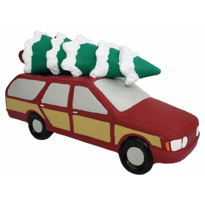 Multipet Station Wagon w/ Christmas Tree Size: 7.5"