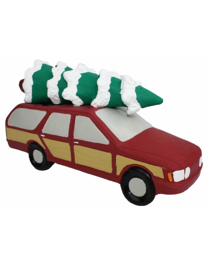 Multipet Station Wagon w/ Christmas Tree Size: 7.5"