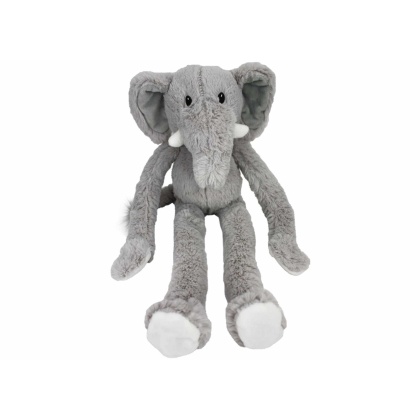 Multipet Swingin' Safari Elephant Plush Dog Toy 19"