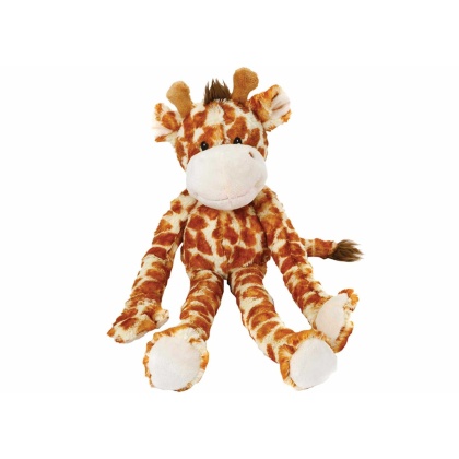Multipet Swingin' Safari Giraffe Plush Dog Toy 19"