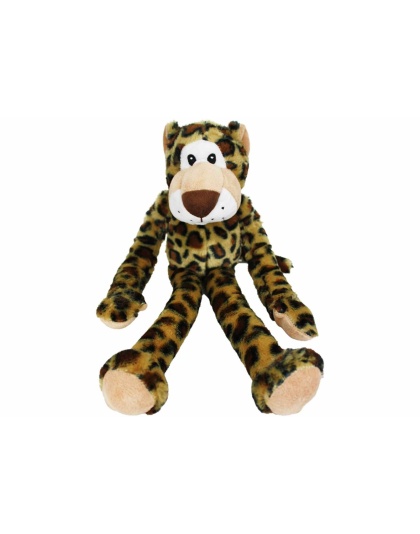 Multipet Swingin' Safari Leopard Plush Dog Toy 19"