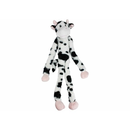 Multipet Swingin' Slevins(R) Cow Plush Pet Dog Toy 27"