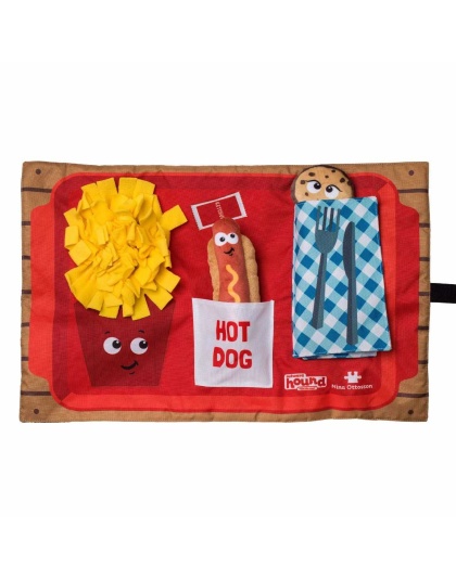 Nina Ottosson Activity Matz Fast Food Fun Game Dog Puzzle Mat