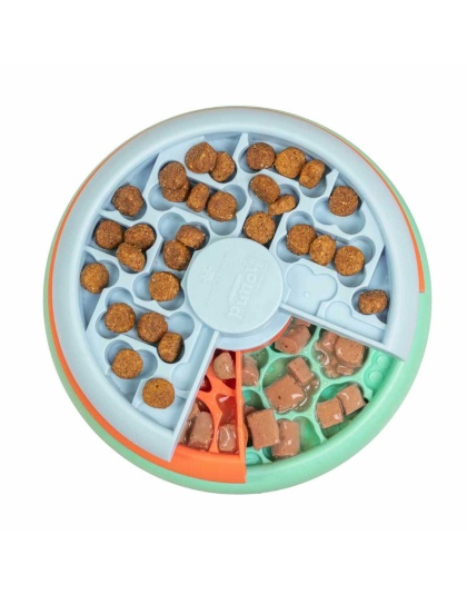 Nina Ottosson Puppy Lickin' Layers Interactive Treat Dog Puzzle Toy Multicolor