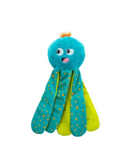 Nina Ottosson Silly Legz Octopus Interactive Plush Dog Puzzle Toy Blue