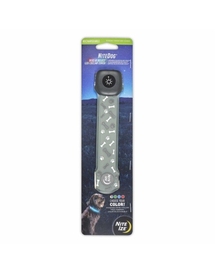 Nite Ize NiteDog(R) Rechargeable LED Collar Cover - Disc-O Select(TM)
