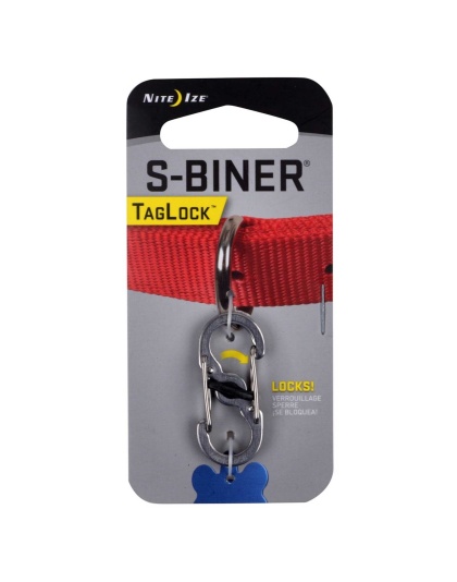 Nite Ize S-Biner TagLock Stainless Steel Stainless