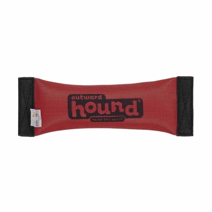 Red - Outward Hound Fire Hose Fetch Durable Fire Hose Dog Toy  - Large