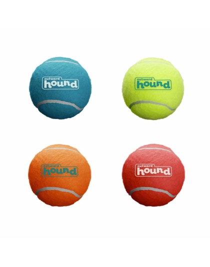 Outward Hound Squeaker Ballz Multicolor Small 4pk