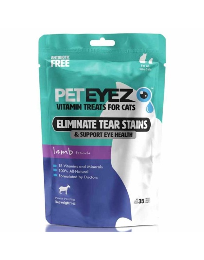 Pet Eyez Vitamin Treats for Cats Lamb Formula 1oz