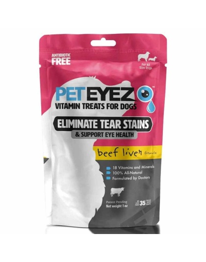 Pet Eyez Vitamin Treats for Dogs Beef Liver Formula 1oz