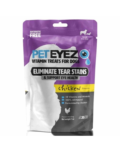 Pet Eyez Vitamin Treats for Dogs Chicken Formula 1oz