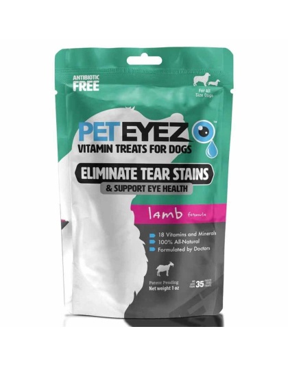 Pet Eyez Vitamin Treats for Dogs Lamb Formula 1oz