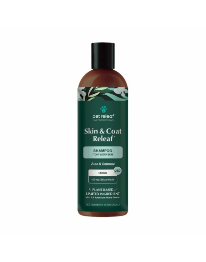 Pet Releaf Skin and Coat Releaf Shampoo Itchy & Dry Skin 100 MG CBD