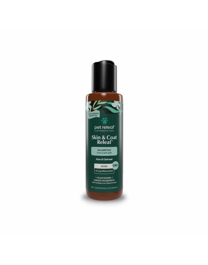 Pet Releaf Skin and Coat Releaf Shampoo Itchy & Dry Skin CBD Shampoo Travel Size