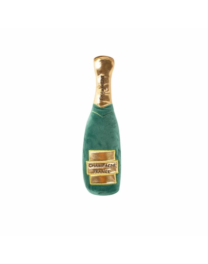 PetShop by Fringe Studio Champagne Bottle Plush Dog Toy