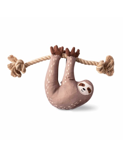 PetShop by Fringe Studio Eat Sleep Repeat Earth Friendly Plush Dog Toy