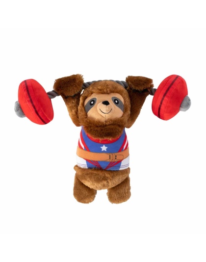 PetShop by Fringe Studio Hustle For That Muscle Plush Dog Toy