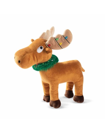 PetShop by Fringe Studio Merry Chrismoose-Plush Dog Toy