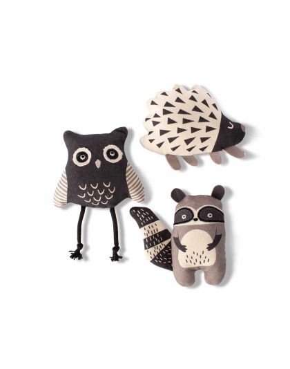 PetShop by Fringe Studio Wild Ones Canvas Mini Toy Set 3pc