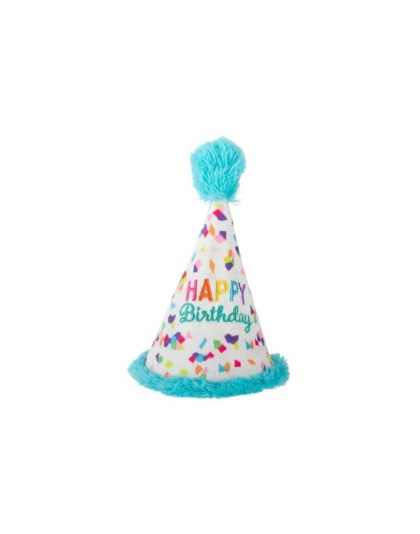 PetShop by Fringe Yappy Barkday Rubber/Plush Dog Toy