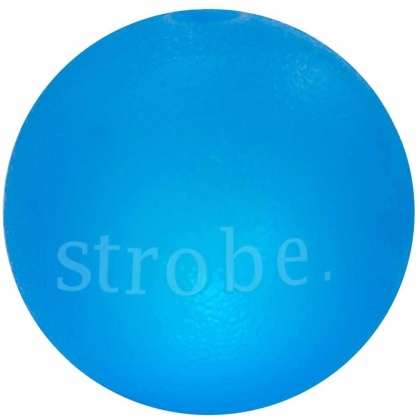 Blue - Planet Dog Orbee-Tuff Strobe Ball Light Up Dog Toy