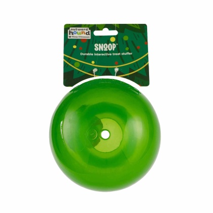 Green - Planet Dog Orbee-Tuff Snoop Interactive Treat-Dispensing Dog Toy