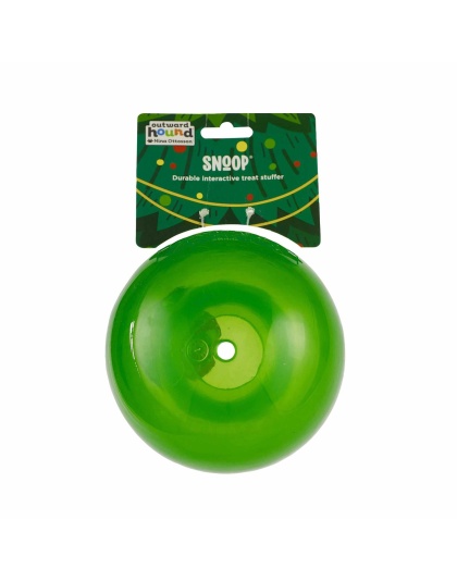 Green - Planet Dog Orbee-Tuff Snoop Interactive Treat-Dispensing Dog Toy