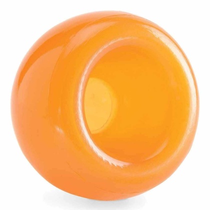 Orange - Planet Dog Orbee-Tuff Snoop Interactive Treat-Dispensing Dog Toy
