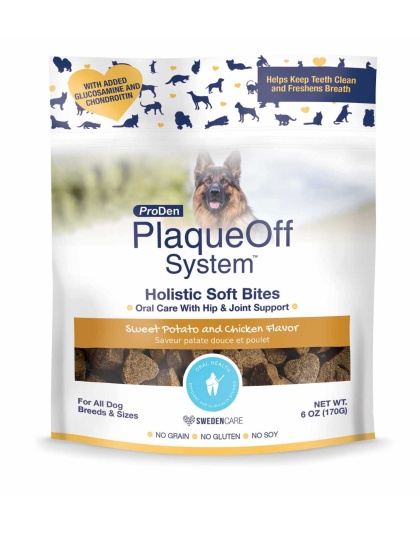 PlaqueOff Holistic Soft Bites - Oral Care with Hip & Joint
