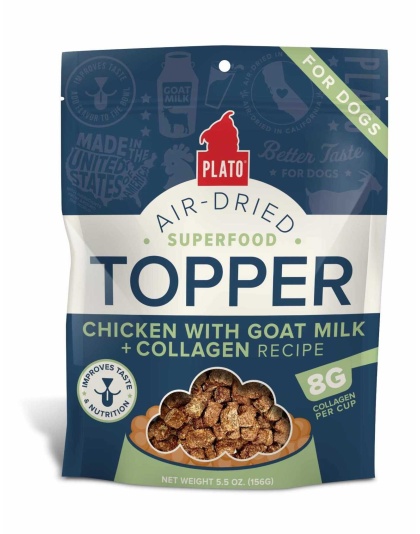 Plato Food Topper Chicken with Goat Milk & Collagen Recipe - 5.5oz