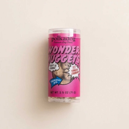 Polkadog Wonder Nuggets Training Bits Turkey & Cranberry Soft & Chewy Dog and Cat Treats Mini Tube - Mini Tube 2.5oz