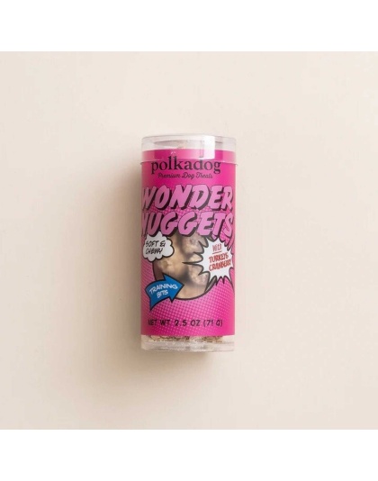 Polkadog Wonder Nuggets Training Bits Turkey & Cranberry Soft & Chewy Dog and Cat Treats Mini Tube - Mini Tube 2.5oz