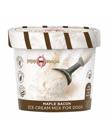 Puppy Cake Puppy Scoops Ice Cream Mix Maple Bacon Cup Small 2.32oz