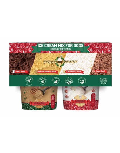 Puppy Cake Scoops Ice Cream Mix Holiday Gift Pack Asst Flavor 4pk
