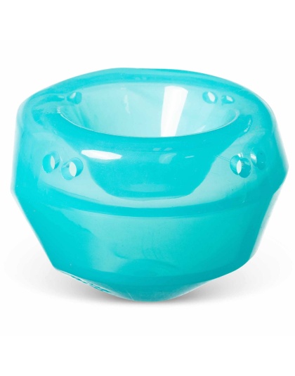 Totally Pooched Stuff'n Wobble Ball Teal 5" x 3.5"